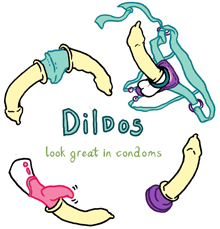 condom dildo