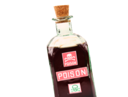 a bottle of poison