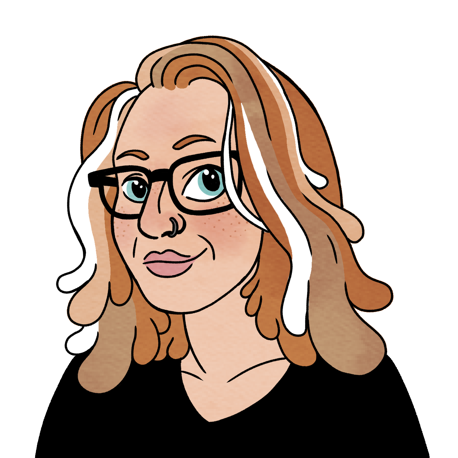 illustration of Heather Corinna (2018) by Isabella Rotman